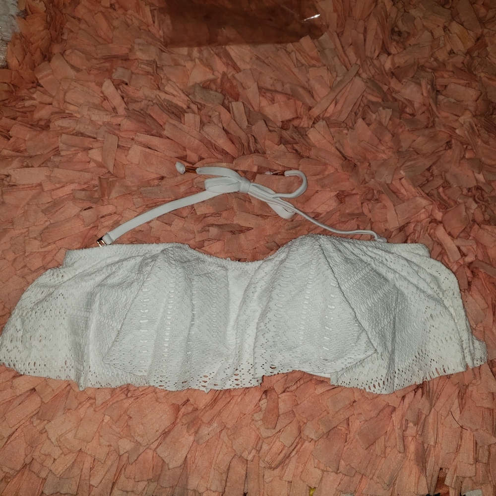 Eberjey crystal valley white tutu top large nwt
